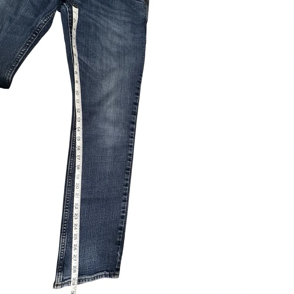 OLD NAVY Men's Distressed Blue Jeans Denim Straight Leg Size 32X32